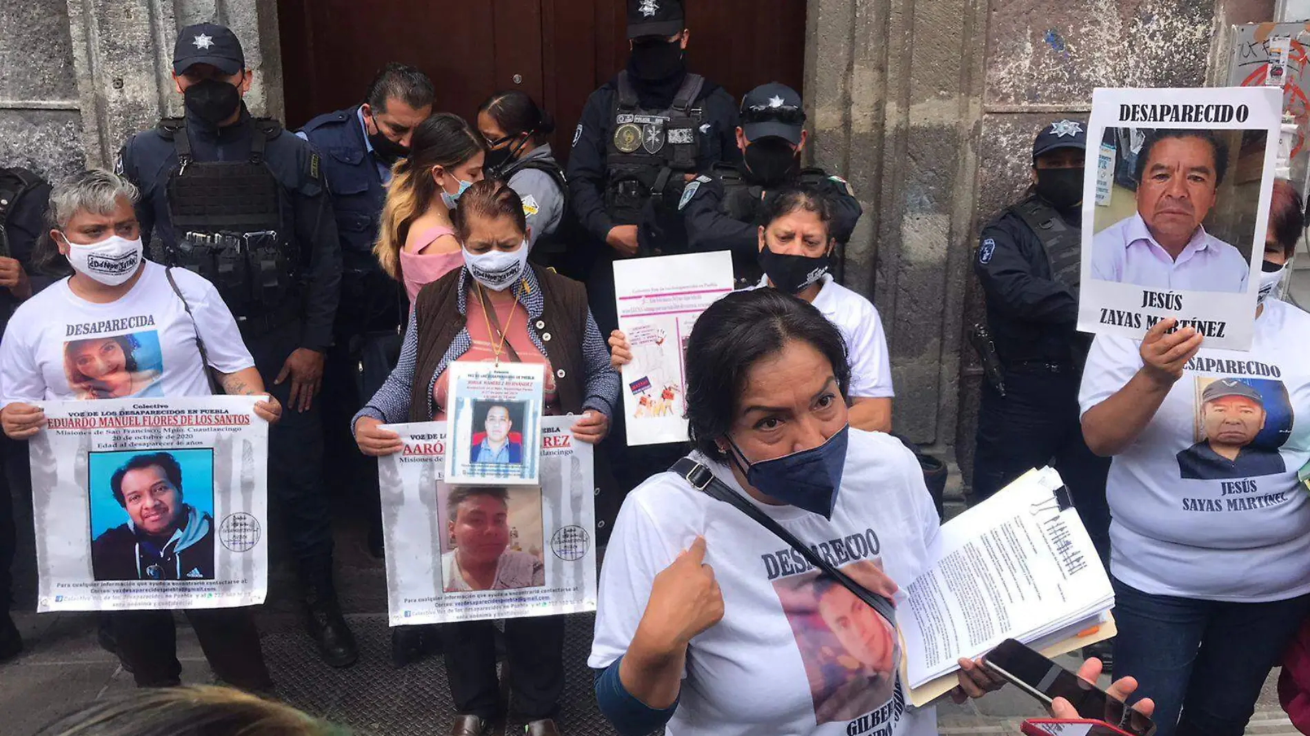 PROTESTA FAMILIARES DE DESAPARECIDOS